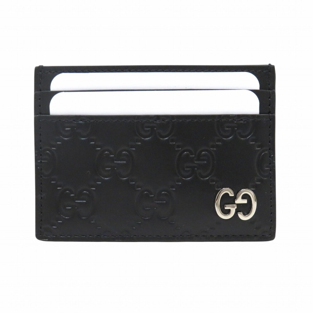 Gucci business card holder/card case, leather, 473927